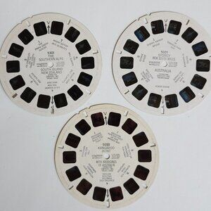 VINTAGE View Master Reel Lot of 3 AUSTRALIA Travel Theme Lot of 3 Reels
